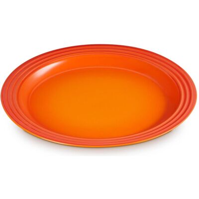 Le Creuset Assiette plate 27 cm rouge four, Assiettes, Rouge - Publicité Le Creuset Assiette plate 27 cm rouge four, Assiettes, Rouge - Publicité
