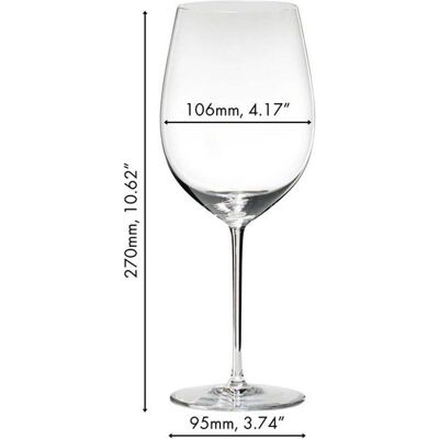 Riedel Sommeliers Bordeaux Grand Cru Aktion, Verres à vin, Transparent - Publicité Riedel Sommeliers Bordeaux Grand Cru Aktion, Verres à vin, Transparent - Publicité