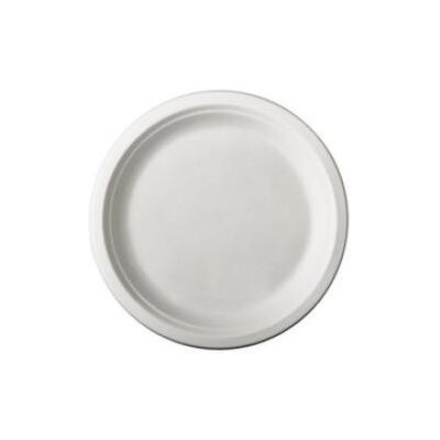 Papstar, Vaisselle de pique-nique, 12 assiettes, canne à sucre "pure" non divisée Ø 23 cm - 2 cm blanc (12x) - Publicité Papstar, Vaisselle de pique-nique, 12 assiettes, canne à sucre "pure" non divisée Ø 23 cm - 2 cm blanc (12x) - Publicité