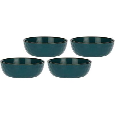 Rose Tulipani Set mit 4 Concerto Ottanio Salatschalen - Blau-Grün 20 cm, Saladier + bol, Bleu, Vert - Publicité Rose Tulipani Set mit 4 Concerto Ottanio Salatschalen - Blau-Grün 20 cm, Saladier + bol, Bleu, Vert - Publicité