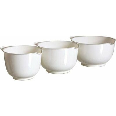 Curver Set de 3 bols 1,5L+2L+2,5L / Blanc, Saladier + bol, Blanc - Publicité Curver Set de 3 bols 1,5L+2L+2,5L / Blanc, Saladier + bol, Blanc - Publicité