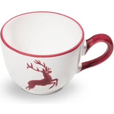Gmundner Keramik Cerf rouge, Tasse, Rouge - Publicité Gmundner Keramik Cerf rouge, Tasse, Rouge - Publicité