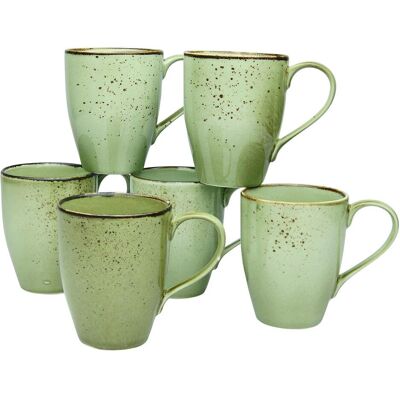 CreaTable Collection Nature, Tasse, Vert - Publicité CreaTable Collection Nature, Tasse, Vert - Publicité