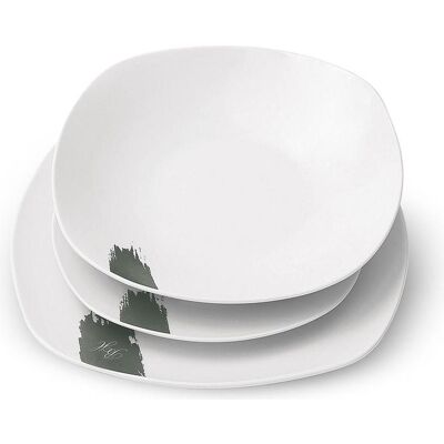 BerlingerHaus, Set de vaisselle, Haus 18-teiliges Tellerset Matte Green Collection (18 pcs) - Publicité BerlingerHaus, Set de vaisselle, Haus 18-teiliges Tellerset Matte Green Collection (18 pcs) - Publicité