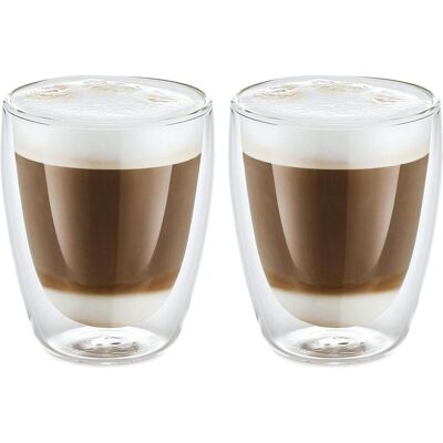 Weis Verres à double paroi L 220 ml Set 2, Tasse, Transparent - Publicité Weis Verres à double paroi L 220 ml Set 2, Tasse, Transparent - Publicité