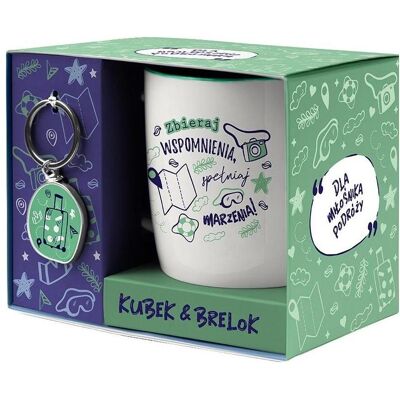 Foster Ein Geschenkset für den Reiseliebhaber, Tasse, Vert, Argent - Publicité Foster Ein Geschenkset für den Reiseliebhaber, Tasse, Vert, Argent - Publicité