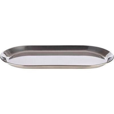 Plateau de service APS KAFFEEHAUS - Acier inoxydable - 30x15,5cm - Publicité Plateau de service APS KAFFEEHAUS - Acier inoxydable - 30x15,5cm - Publicité