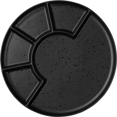 Assiette d'apéritif ASA Coppa Kuro - 24cm - Porcelaine - Publicité Assiette d'apéritif ASA Coppa Kuro - 24cm - Porcelaine - Publicité