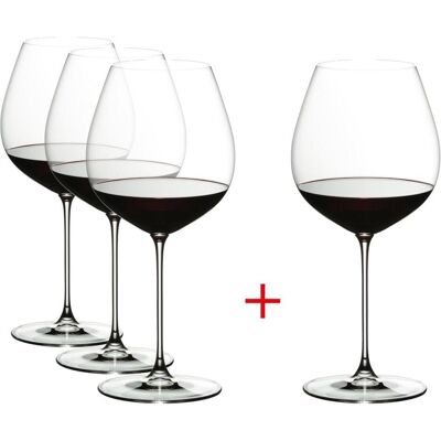 Riedel Veritas Old World Pinot Noir 4er Vorteilsset 738 m, Verres à vin, Transparent - Publicité Riedel Veritas Old World Pinot Noir 4er Vorteilsset 738 m, Verres à vin, Transparent - Publicité