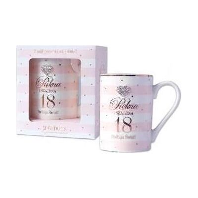 Nuance Mad Dots Tasse-18G, Tasse, Pink, Or - Publicité Nuance Mad Dots Tasse-18G, Tasse, Pink, Or - Publicité