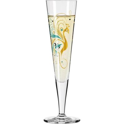 Ritzenhoff Goldnacht Champus #49 C. Lorenzo F26, Verres à vin, Or, Vert, Multicolore - Publicité Ritzenhoff Goldnacht Champus #49 C. Lorenzo F26, Verres à vin, Or, Vert, Multicolore - Publicité
