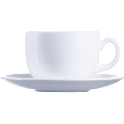 Luminarc Tasse avec soucoupe 'Diwali' pack de 6, Tasse, Blanc - Publicité Luminarc Tasse avec soucoupe 'Diwali' pack de 6, Tasse, Blanc - Publicité