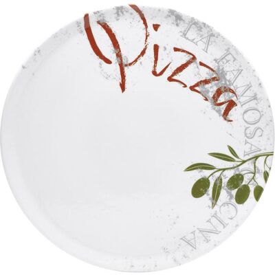 Bormioli Rocco Famosa, Assiettes, Blanc - Publicité Bormioli Rocco Famosa, Assiettes, Blanc - Publicité