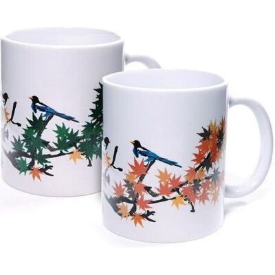 Kikkerland Morph Mug Maple Leaves, Tasse, Multicolore - Publicité Kikkerland Morph Mug Maple Leaves, Tasse, Multicolore - Publicité