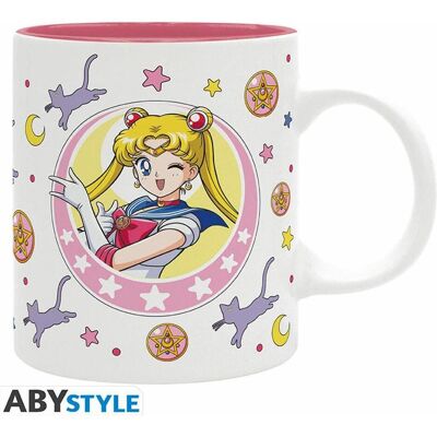 ABYstyle Sailor Moon - Sailor Moon, Tasse, Rose, Multicolore - Publicité ABYstyle Sailor Moon - Sailor Moon, Tasse, Rose, Multicolore - Publicité