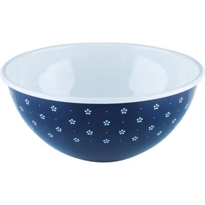 Riess Bol 26cm 4l, Saladier + bol, Bleu, Blanc - Publicité Riess Bol 26cm 4l, Saladier + bol, Bleu, Blanc - Publicité