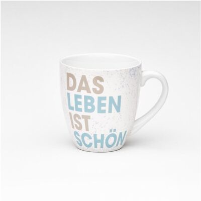 Bormioli Rocco Kaffeebecher Schö.Leben 420 ws, Tasse, Blanc - Publicité Bormioli Rocco Kaffeebecher Schö.Leben 420 ws, Tasse, Blanc - Publicité