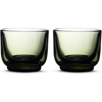 Fellow Set mit zwei Pirch Espressogläsern, 100 ml, Grün, Verres, Vert - Publicité Fellow Set mit zwei Pirch Espressogläsern, 100 ml, Grün, Verres, Vert - Publicité
