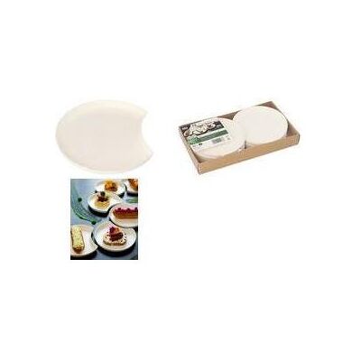 Papstar, Vaisselle de pique-nique, 12 assiettes en canne à sucre "pure" ronde Ø 12 cm - 1 cm blanc "Cella (12x) - Publicité Papstar, Vaisselle de pique-nique, 12 assiettes en canne à sucre "pure" ronde Ø 12 cm - 1 cm blanc "Cella (12x) - Publicité