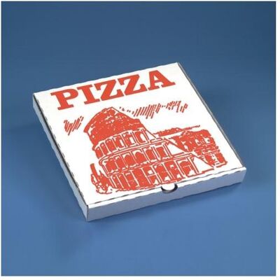 Papstar 100 boîtes à pizza Carton, Contenant à usage unique, Rouge - Publicité Papstar 100 boîtes à pizza Carton, Contenant à usage unique, Rouge - Publicité