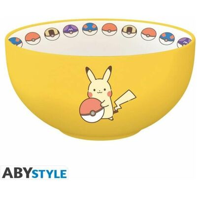 ABYstyle POKEMON-Bowl-Pikachu Electr.ABYBOL058, Tasse, Jaune - Publicité ABYstyle POKEMON-Bowl-Pikachu Electr.ABYBOL058, Tasse, Jaune - Publicité