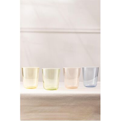 Hermia Colore Glass Set (4 Pieces), Verres, Rose, Multicolore - Publicité Hermia Colore Glass Set (4 Pieces), Verres, Rose, Multicolore - Publicité