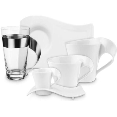 Villeroy & Boch New Wave, Tasse, Blanc - Publicité Villeroy & Boch New Wave, Tasse, Blanc - Publicité