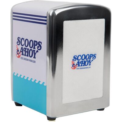 Cinereplicas, Serviettes de table, Stranger Things : Distributeur de serviettes Scoops Ahoy (250 pcs, 25.80 x 15.10 cm) - Publicité Cinereplicas, Serviettes de table, Stranger Things : Distributeur de serviettes Scoops Ahoy (250 pcs, 25.80 x 15.10 cm) - Publicité