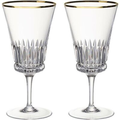 Villeroy & Boch Ensemble de Verres à Eau Grand Royal Gold - Publicité Villeroy & Boch Ensemble de Verres à Eau Grand Royal Gold - Publicité