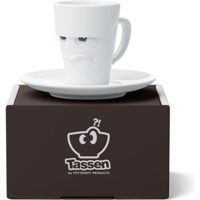 Tasse Espresso FiftyEight - Porcelaine, Poignée, Petite - Publicité Tasse Espresso FiftyEight - Porcelaine, Poignée, Petite - Publicité