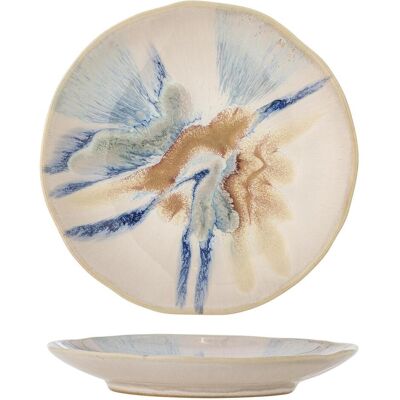 Bloomingville - Imogen Plate - Multi - Stoneware, Assiettes, Multicolore - Publicité Bloomingville - Imogen Plate - Multi - Stoneware, Assiettes, Multicolore - Publicité