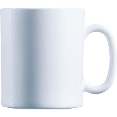 Mug en verre opale blanc Luminarc 32cl - Résistant - Publicité Mug en verre opale blanc Luminarc 32cl - Résistant - Publicité