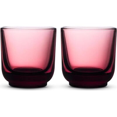 Fellow 2er-Set Pirch Cappuccino-Gläser, 190 ml, Rot, Verres, Rouge - Publicité Fellow 2er-Set Pirch Cappuccino-Gläser, 190 ml, Rot, Verres, Rouge - Publicité