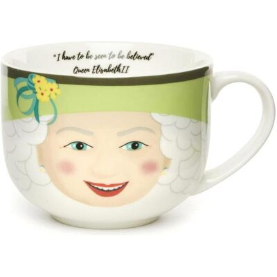 Kikkerland Queen Mug, Tasse, Multicolore - Publicité Kikkerland Queen Mug, Tasse, Multicolore - Publicité