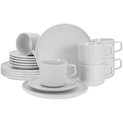 CREATABLE Chef Collection Service à café - 18 pièces, blanc, pour 6 personnes - Publicité CREATABLE Chef Collection Service à café - 18 pièces, blanc, pour 6 personnes - Publicité