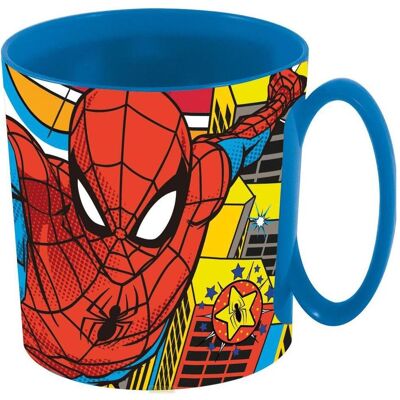 Stor, Vaisselle + couverts pour enfants, Spiderman - Micro Cup, 350 ml - Publicité Stor, Vaisselle + couverts pour enfants, Spiderman - Micro Cup, 350 ml - Publicité