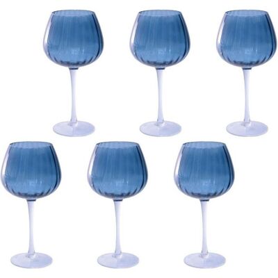 Rose Tulipani ROSE&TULIPANI PRISMIA Set aus 6 Gläsern 460 ml, Verres, Transparent - Publicité Rose Tulipani ROSE&TULIPANI PRISMIA Set aus 6 Gläsern 460 ml, Verres, Transparent - Publicité