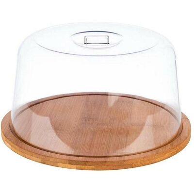 Ensemble de Service en Bambou APS avec Couvercle - Assiette Ronde 25cm - Publicité Ensemble de Service en Bambou APS avec Couvercle - Assiette Ronde 25cm - Publicité