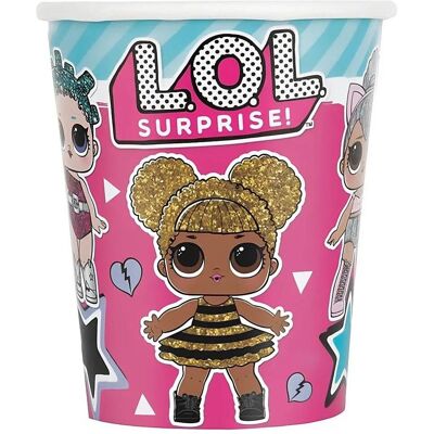 Gobelets Rose LOL Surprise! - Cups - Publicité Gobelets Rose LOL Surprise! - Cups - Publicité