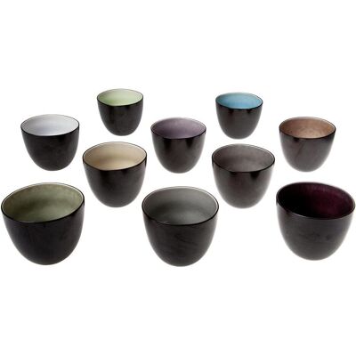 10x Cosy&Trendy Streetfood Festival Gobelets,Set de 10 assort. Ø 8.7 x 7cm,23cl, Tasse, Multicolore - Publicité 10x Cosy&Trendy Streetfood Festival Gobelets,Set de 10 assort. Ø 8.7 x 7cm,23cl, Tasse, Multicolore - Publicité