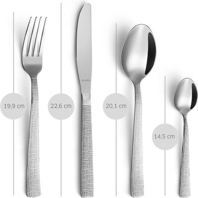 Amefa Ensemble de couverts Linen - Set de couverts - Publicité Amefa Ensemble de couverts Linen - Set de couverts - Publicité
