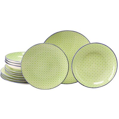 CreaTable Mediterran, Assiettes, Vert, Multicolore - Publicité CreaTable Mediterran, Assiettes, Vert, Multicolore - Publicité