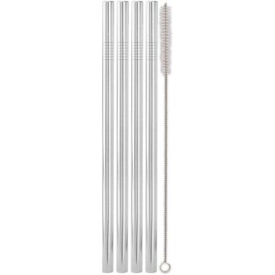 Weis Paille en acier inoxydable pour smoothies set 4, Pailles, Argent - Publicité Weis Paille en acier inoxydable pour smoothies set 4, Pailles, Argent - Publicité