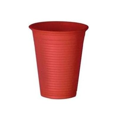 Bibo, Vaisselle de pique-nique, Verre 200cc 50 pièces Rouge (50x) - Publicité Bibo, Vaisselle de pique-nique, Verre 200cc 50 pièces Rouge (50x) - Publicité