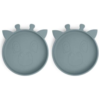 Nuuroo - Akila Silicone Plate 2-pack - Girafe - Vaisselle - Publicité Nuuroo - Akila Silicone Plate 2-pack - Girafe - Vaisselle - Publicité