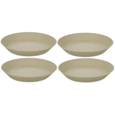 Koziol Assiette à soupe & à pâtes Connect 24 cm, 4 pièces, Sable, Assiettes, Marron - Publicité Koziol Assiette à soupe & à pâtes Connect 24 cm, 4 pièces, Sable, Assiettes, Marron - Publicité