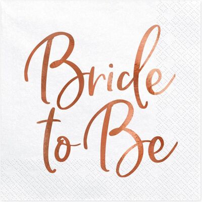 Amscan, Serviettes de table, Bride (20 pcs, 33 x 33 cm) - Publicité Amscan, Serviettes de table, Bride (20 pcs, 33 x 33 cm) - Publicité