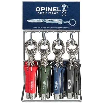 Opinel, Porte-clés, Présentoir de comptoir avec 36 couteaux No 04, Multicolore - Publicité Opinel, Porte-clés, Présentoir de comptoir avec 36 couteaux No 04, Multicolore - Publicité