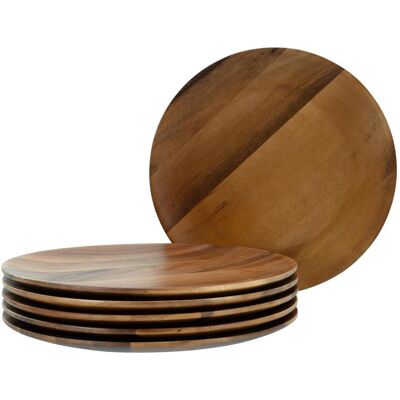 CreaTable Collection Nature, Assiettes, Marron - Publicité CreaTable Collection Nature, Assiettes, Marron - Publicité