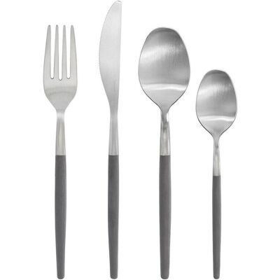 Blomus Set de couverts, Couverts, Gris - Publicité Blomus Set de couverts, Couverts, Gris - Publicité